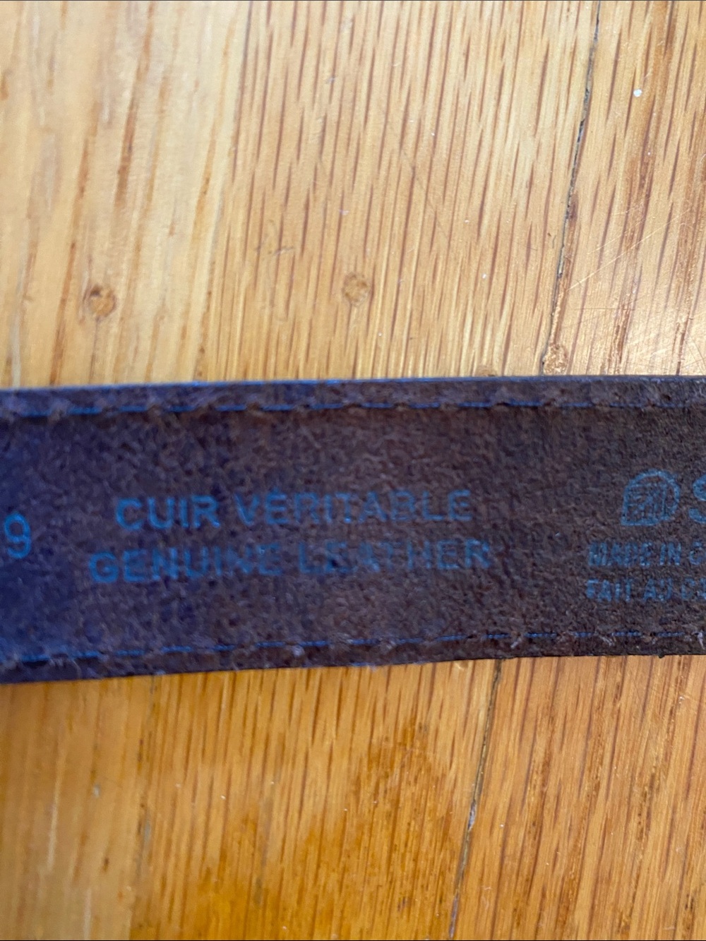 Simons Brown Leather Belt with Double Silver Rings - Picture 8 of 10